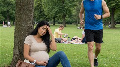 حامل ومهجورة تنام تحت شجرة… وما فعله مليونير بعدها لا يُصدّق! 