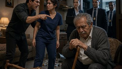  زوجي حاول يرمي أبي بدار رعاية… ثم اكتشفت أنه يسرق حياته كلها من خلف ظهري