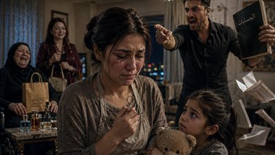 رجع من أمريكا بعد 3 سنين… وبدل ما يحتضن زوجته حاسبها حتى على حفاضات أمه وصفعها قدام الكل 