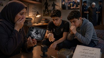  كل ما كان خالي يجي يذاكر مع ابني كانت تظهر فقاعات صفراء مرعبة في يده... وما كشفته الكاميرا صدمنا جميعًا!