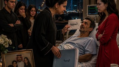  قبل أن يموت بلحظات... فتحت زوجته الظرف الذي أخفاه 12 عامًا فانهار كل شيء!