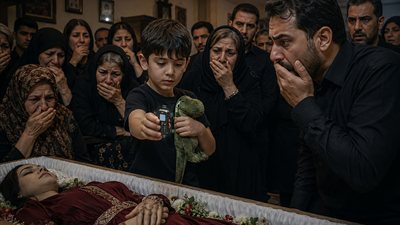 ابنها رفض إغلاق النعش طوال الليل... وعندما سمع الصوت انكشفت الحقيقة!