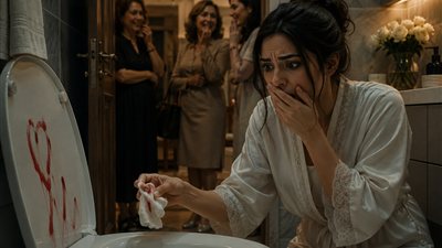 زارتنا قريبة زوجي للمباركة.. وبعد خروجها من الحمام اكتشفت شيئًا جعلني في حيرة!