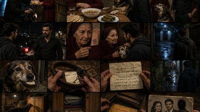 كان يوصل لها الطعام مجانًا كل خميس.. وبعد اختفائها ظهر كلبها أمام منزله وفي طوقه سر لم يتوقعه!