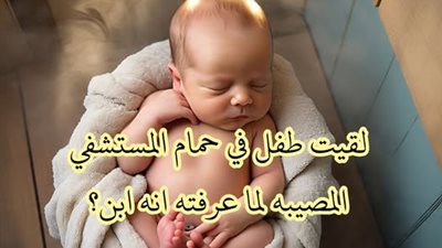 طفلي في حمام المستشفي