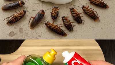 ودّع الصراصير بهذه الحيلة البسيطة! وصفة منزلية تقضي على الصراصير خلال أيام