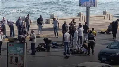 حادث مروع في منطقة الشاطبي بالاسكندرية يتسبب في 5 وفيات و8 مصابين