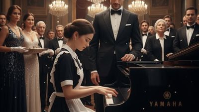 أمرها أن تعزف ليُذلّها… فصمت الجميع عندما نطقت أصابعها