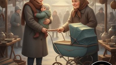لم أذهب لسوق الاغراض المستعملة إلا لأبحث عن ملابس لطفلتي