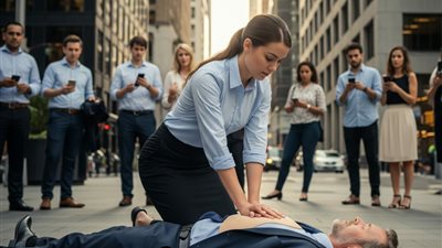 شابة تفوّت مقابلة عمل لإنقاذ حياة رجل — وبعد ساعات تكتشف من يكون حقًا…
