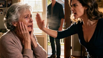 امرأة صفعت حماتها ظنًّا منها أنها انتصرت… لكنها خسرت كل شيء