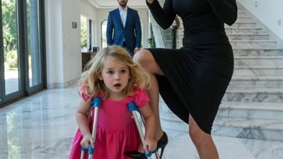كان يظن أن زوجة أبيه تنقذ عائلته حتى رآها تركل ابنته المعاقة فسقط قناعها