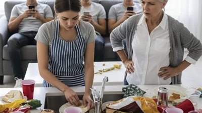 حماتي ظنتني خادمتها… فغادرت بصمت، وبعدها انهار كل شيء