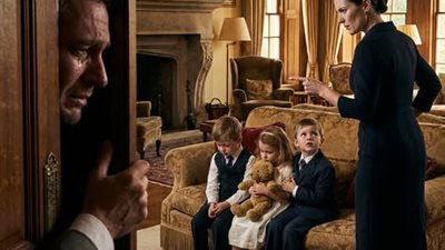 اختبأ المليونير ليراقب… وما اكتشفه عن حبيبته وأطفاله الثلاثة حطّم كل شيء