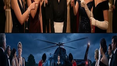 سخروا منها كـخادمة في لمّ الشمل… فتوقّف كلّ شيء حين هبطت المروحيّة لتأخذ الملكة الحقيقيّة