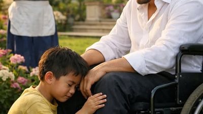 دخل المحكمة على عكّاز… وخرج أبًا لطفل غيّر حياته إلى الأبد