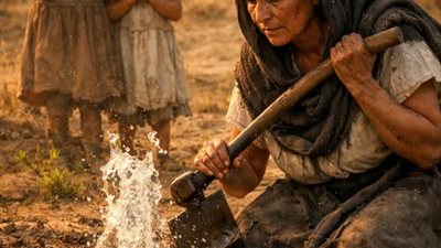  اشترت أرضًا مهجورة وسخر الجميع منها… ما وجدته تحت التراب غيّر القرية للأبد