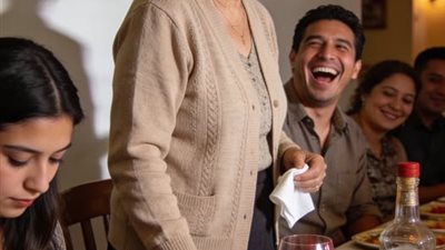 سخر منها صهرها أمام الجميع على مائدة العشاء… لكن مكالمة واحدة من البنك في اليوم التالي قلبت حياته!