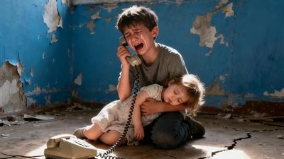 صدمة أب بعد مكالمة من ابنه: أختي لا تستيقظ ولم نأكل منذ 3 أيام!